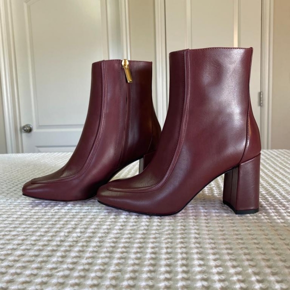 J. Crew Shoes - JCrew Square-toe Leather Boots